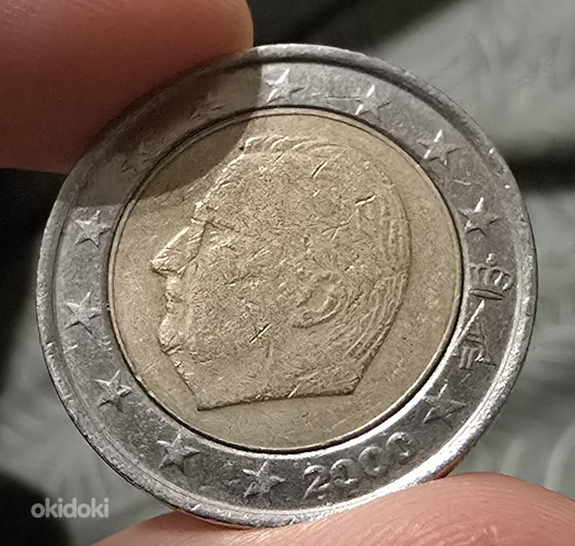 2 евро монета Бельгия 2000