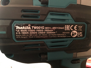Löökvõti Makita 40 V (1 foto / 4)