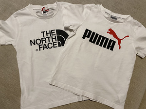Новые футболки The north face Puma 4years