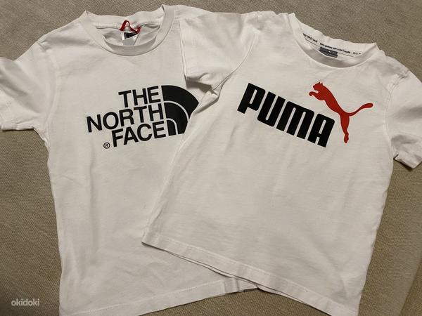 Uus t-särgid The north face Puma 4aastat (foto #1)