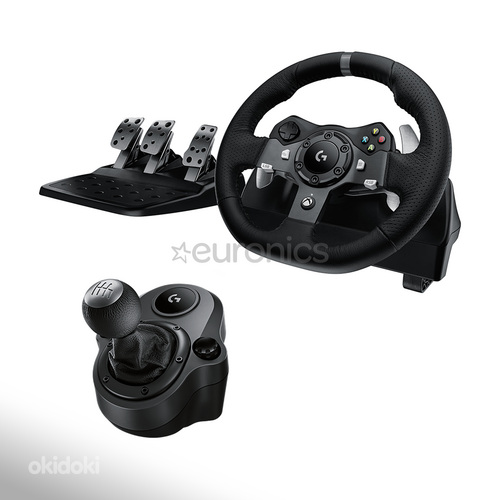 Logitech G920 rool Xbox One / PC jaoks + käigukang