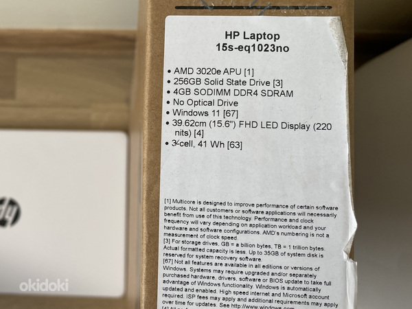 HP Laptop 15s-eq1023no (foto #5)