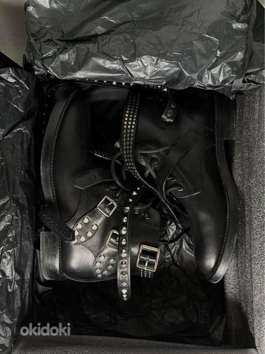 Байкерские ботинки Saint Laurent YSL Ranger, размер 37 (фото #2)