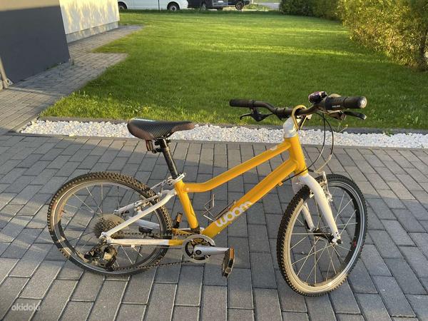 Детский велосипед WOOM 4 желтый 20, 5-7 лет (фото #1)