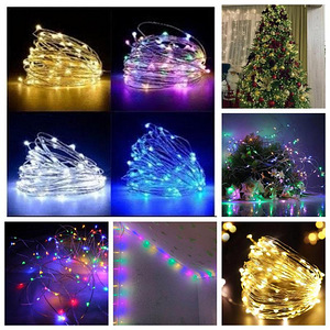 Garland led string 100 LED 10m patareiga (9 foto / 10)