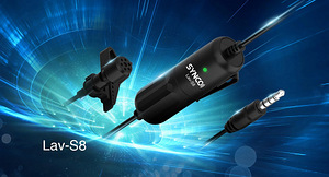 Synco Lav-S8 / BOYA mitmesuunaline lavalier mikrofon uus (2 foto / 10)