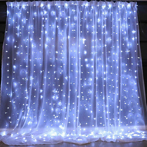 2x2/2x2.5/3x2/3x2,5/3x3//6x2.5/6x3m Led nöörkardin, uus (3 foto / 9)
