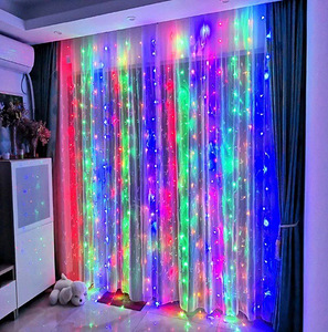 2x2/2x2.5/3x2/3x2,5/3x3//6x2.5/6x3m Led nöörkardin, uus (9 foto / 9)