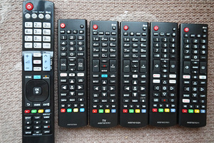 Пульты для TV Samsung / LG / Philips / Sony / Panasonic