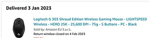 Logitech G303 Shroud Edition, wireless top gaming mouse (3 foto / 3)