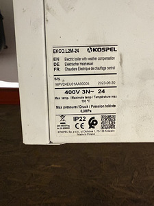 Электрокотел EKCO L2M 24kW Kospel + расширительный бак