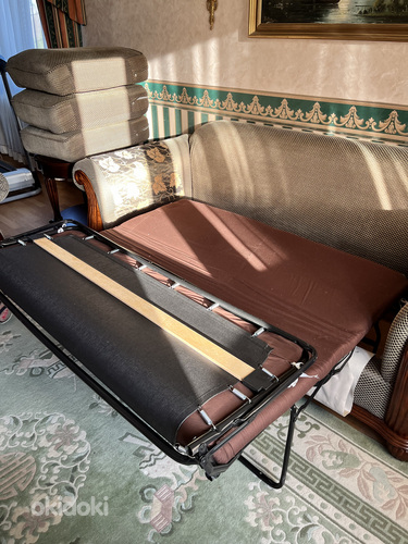 Комплект мягкой мебели для гостиной. Раскладной диван + крес (фото #6)
