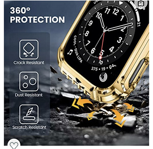 Müüa apple watch luxury case 44mm (kuldne) (4 foto / 8)