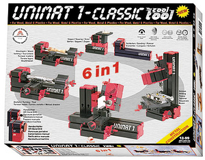 Мини станок UNIMAT 1 Classic 6-в-1 (токарный, фрезерный) (1 фото из 2)