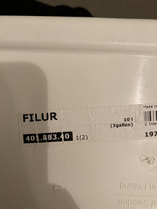 Konteiner IKEA FILUR 10l (5 foto / 5)