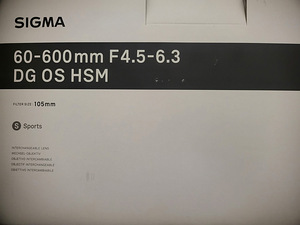 Sigma 60-600mm F4.5-6.3 DG OS HSM Sports (canon) (6 foto / 7)