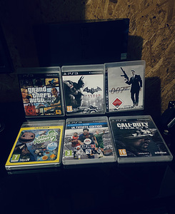 Sony Playstation 3 Slim 320GB с 2 контроллерами + 6 игр (2 фото из 8)