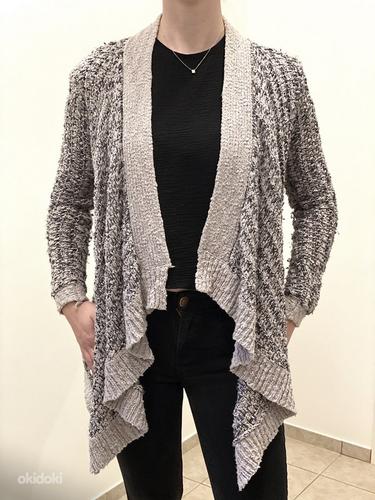 Свитер / кардиган женский серебристо-серый pepe jeans (фото #1)