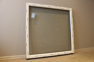 Mitteavatav plastic (PVC) aken, laiusega 1200 mm (2 foto / 6)