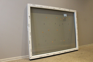 Mitteavatav plastic (PVC) aken, laiusega 1500 mm (1 foto / 6)