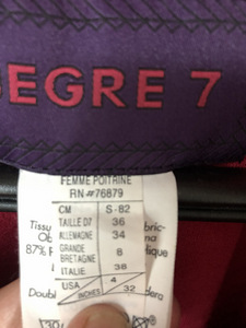 Talve naiste kombi Degre 7, S suurus (6 foto / 9)