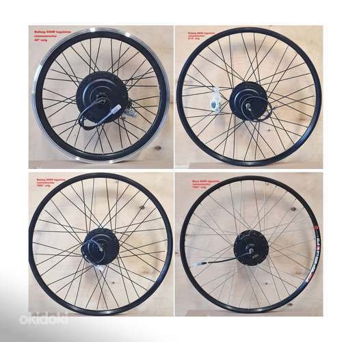 Elektrijalgratta mootor 500W veljel (Bafang , Mxus) tagumine