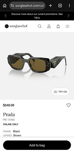 Prada SPR17W Black/Yellow Marble (2 foto / 10)