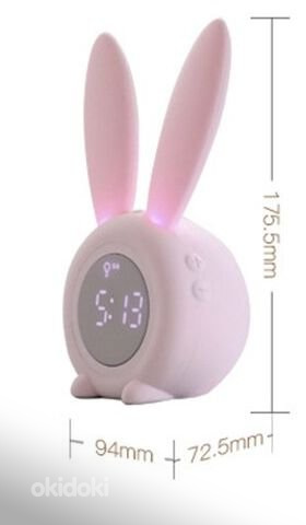 Розовые Электронные Часы Термометр (фото #3)