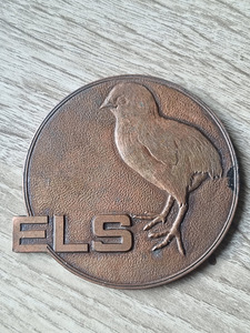 Eesti Linnukasvatajate Selts medal (1 foto / 1)