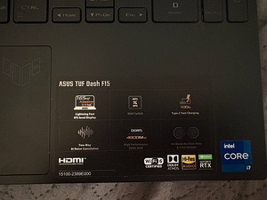 Asus TUF dash f15 (5 foto / 5)