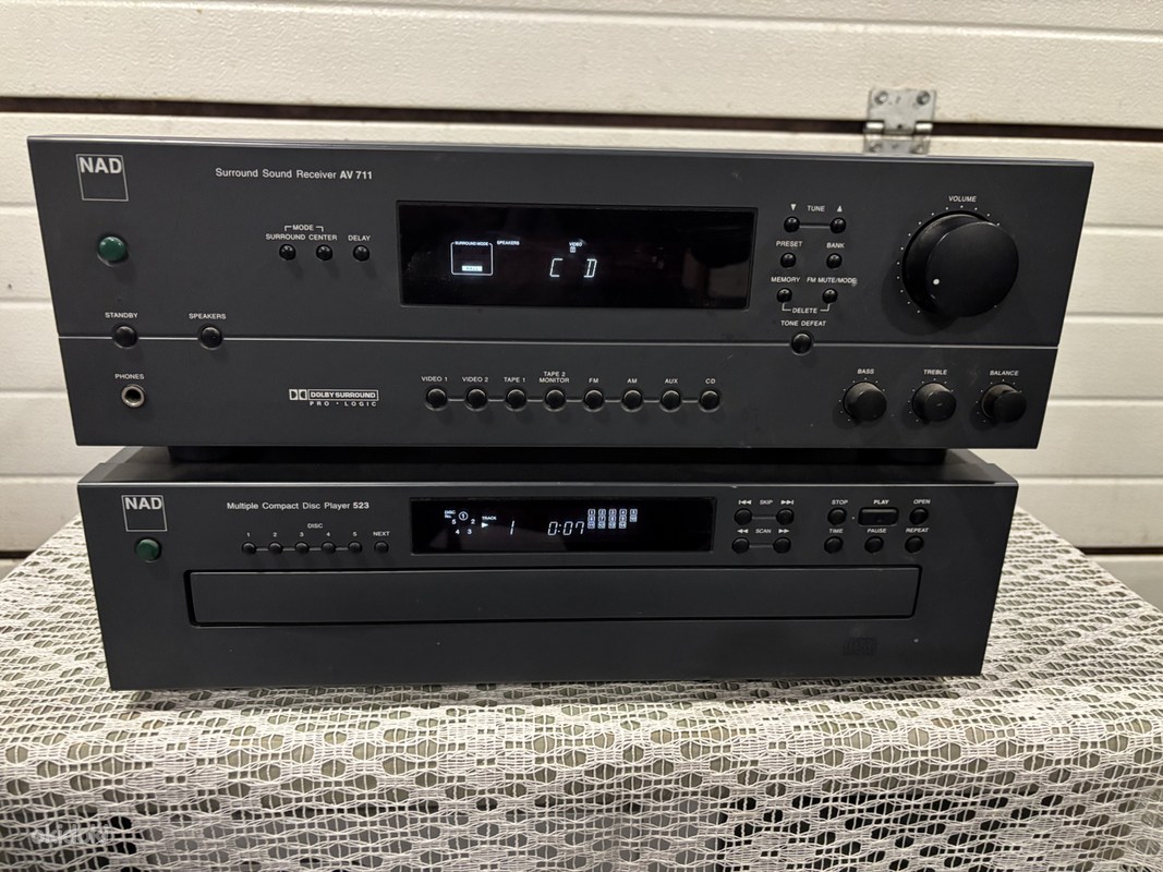 NAD RESSIIVER JA CD MÄNGIJA - Tartu, Hi-Fi süsteemid – okidoki