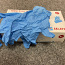 Одноразовые нитриловые перчатки 100шт/упак, синие, размер XL (фото #2)