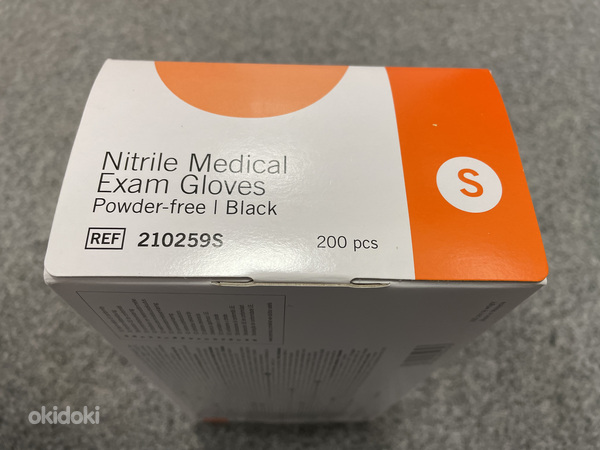 Ühekordsed nitriilkindad SENSE, 200tk/karp, mustad (foto #10)
