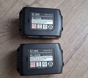Аналоговые аккумуляторы Makita 5,0 Ач 18 В (2 фото из 3)