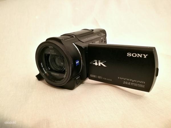 Videokaamera Sony AX33 4K Handycam woth Exmor R CMOS s (foto #2)