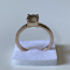 Золотое кольцо с бриллиантом 1,08 карата (фото #2)