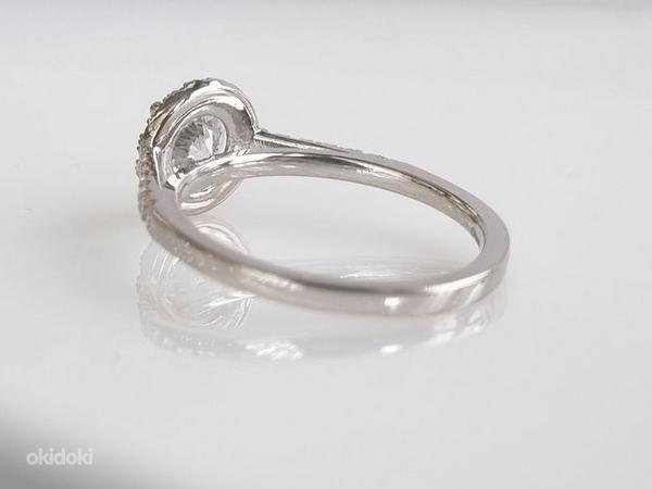 Золотое кольцо с бриллиантом 1,28 карата (фото #5)