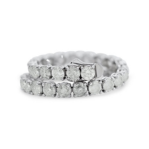 Браслет с бриллиантами 15.85 карата золото. Tennis bracelet (2 фото из 5)