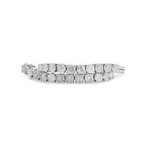 Браслет с бриллиантами 15.85 карата золото. Tennis bracelet (4 фото из 5)