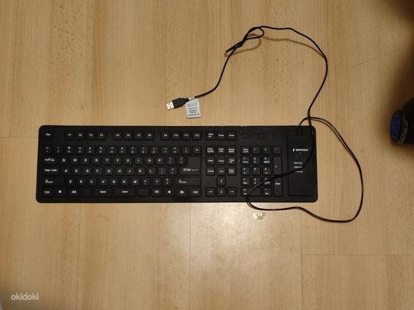 Скручивающаяся Проводная клавиатура Gembird (фото #2)