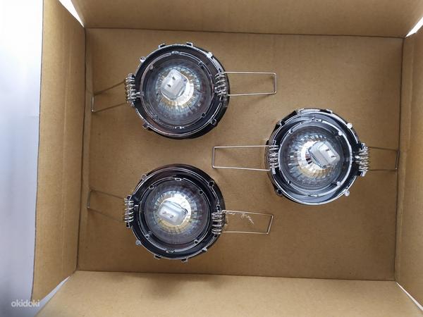 Прожектор Галогенная лампа 20W Landlite серебряная,комплект (фото #3)