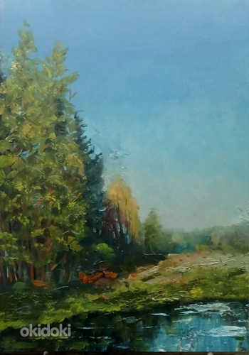 Картина маслом. "Ранняя осень"