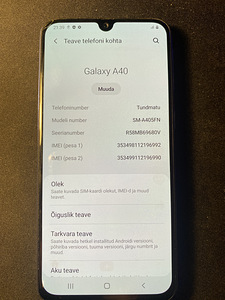 Samsung galaxy a40 (5 foto / 5)