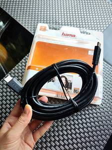 High Speed HDMI Kaabel Hama 5m, Uus! (4 foto / 6)