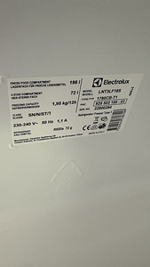 Integreeritav külmik Electrolux (4 foto / 4)