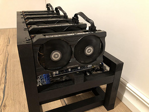 6 x EVGA RTX 3060 XC / ETH Miner / Mining Rig / Майнер (2 фото из 4)