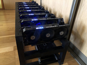 8 x EVGA 3060 TI FTW3 / ETH Miner / Mining Rig / Kaevur (3 foto / 3)