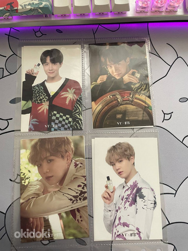 Originaalkaardid koos parfüümifirmaga. BTS