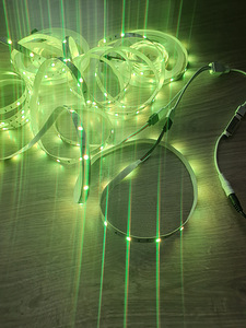 RGB led riba 5m+5m+pult+adapter! UUS! (1 foto / 6)