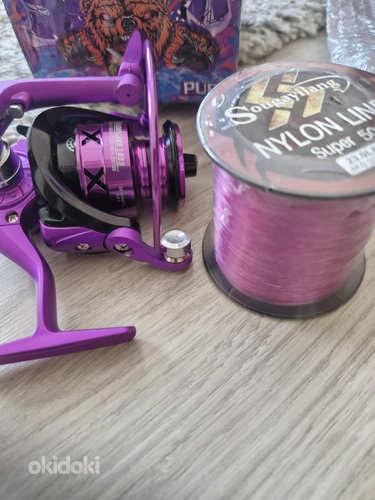 Spinningurull+spinningunöör 500m! UUS!